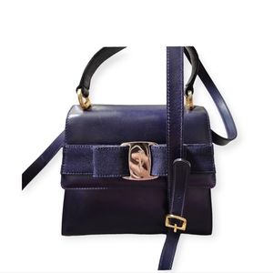 Salvatore Ferragamo Vintage Leather Vara Two Way Sling